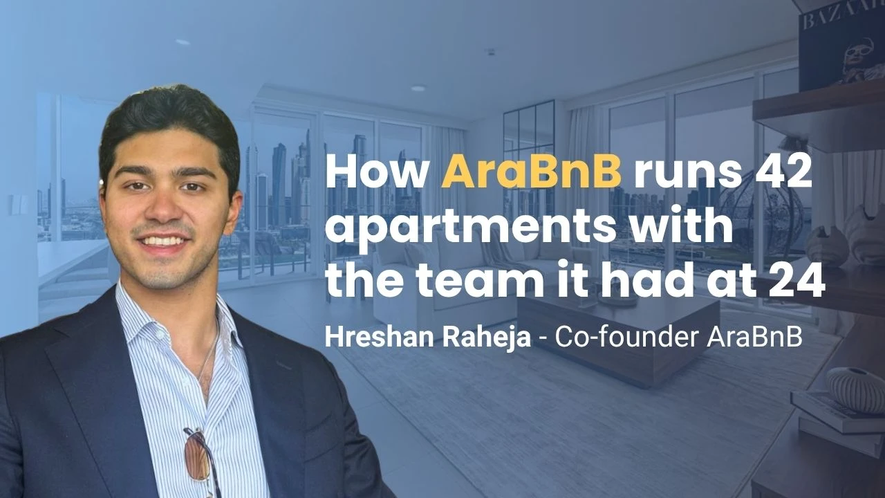 Hreshan Raheja, co-founder of AraBnB Vacation Homes