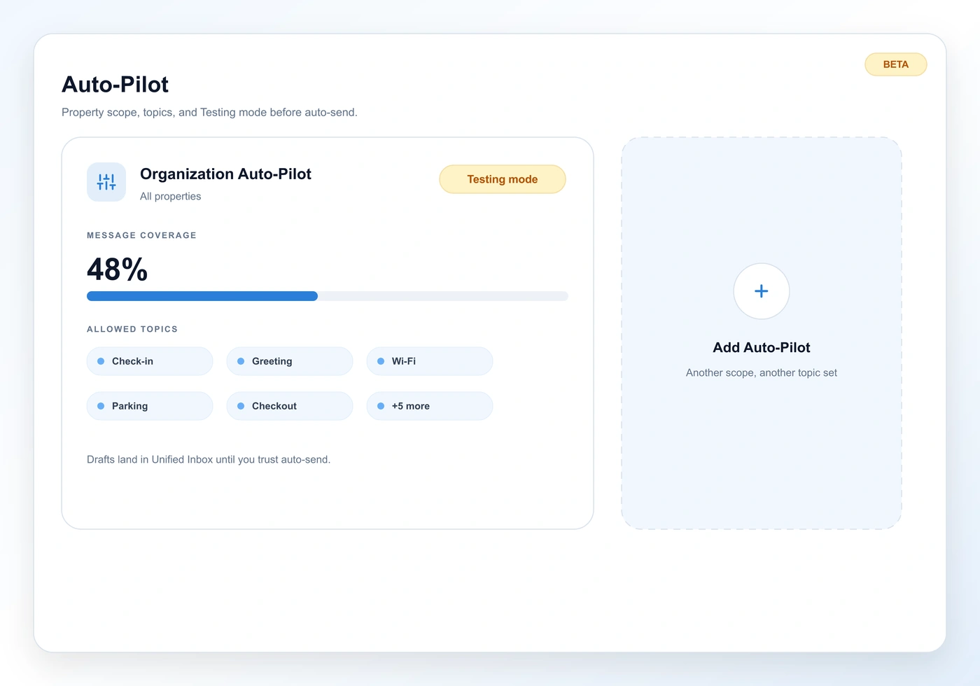 Auto-Pilot feature screenshot