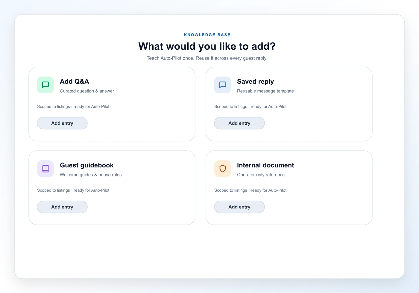 AI Center interface preview
